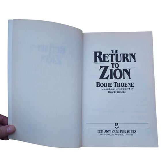 The Zion Chronicles Books By Bodie Thoene Volumes 1-4 Historical Fiction Lot - Picture 7 of 11